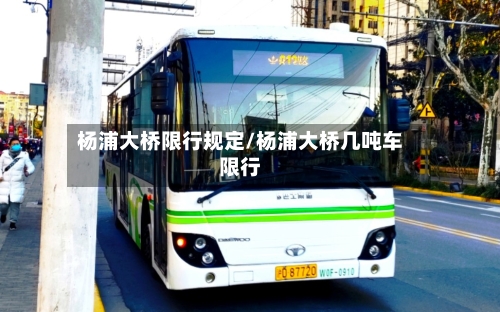 杨浦大桥限行规定/杨浦大桥几吨车限行-第2张图片