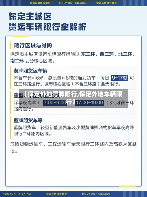 【保定外地号牌限行,保定外地车辆限行】-第3张图片