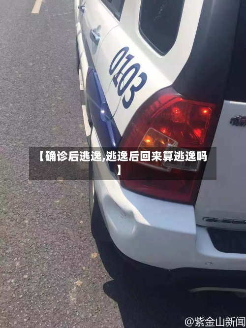 【确诊后逃逸,逃逸后回来算逃逸吗】