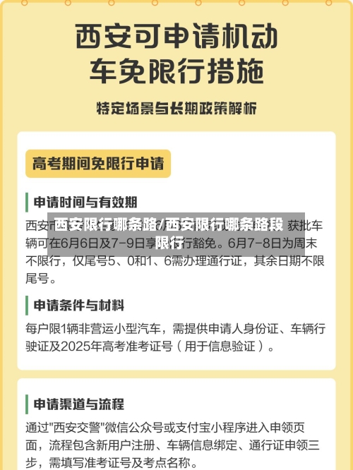 西安限行哪条路/西安限行哪条路段限行-第2张图片