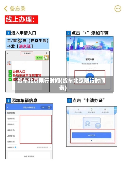 货车北京限行时间(货车北京限行时间表)-第2张图片