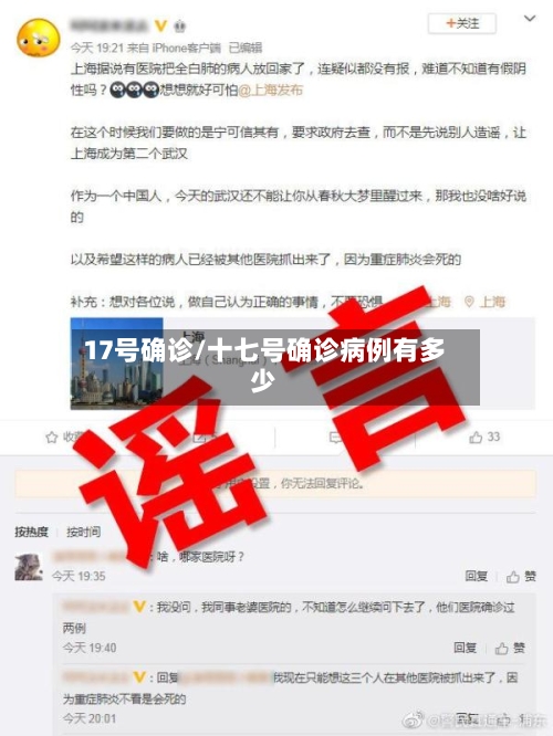 17号确诊/十七号确诊病例有多少-第2张图片
