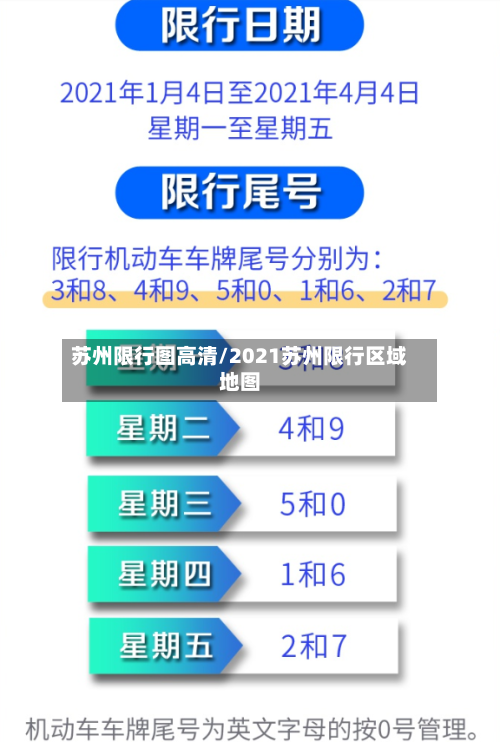 苏州限行图高清/2021苏州限行区域地图-第2张图片
