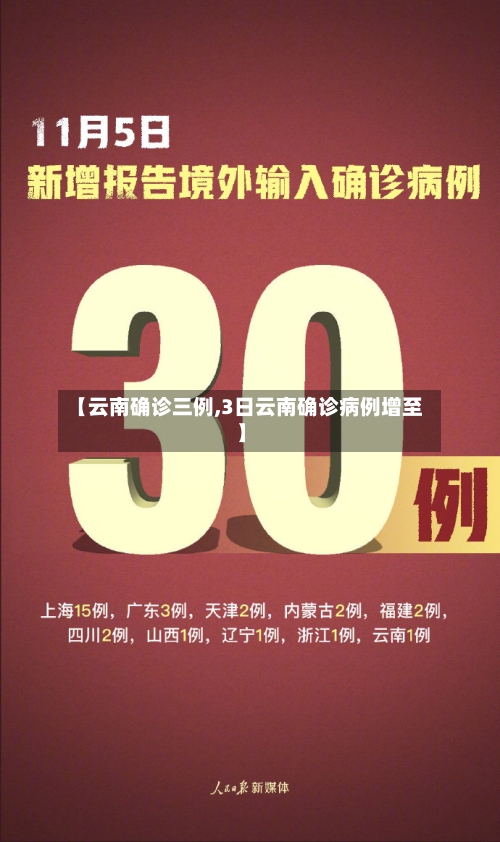 【云南确诊三例,3日云南确诊病例增至】