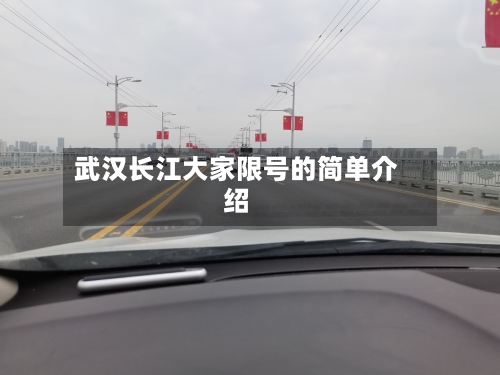 武汉长江大家限号的简单介绍-第2张图片