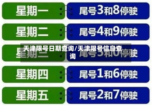 天津限号日期查询/天津限号信息查询