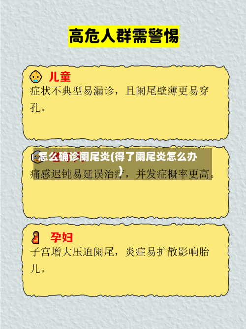 怎么确诊阑尾炎(得了阑尾炎怎么办)
