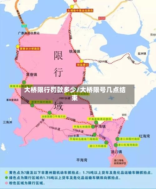 大桥限行罚款多少/大桥限号几点结束-第2张图片