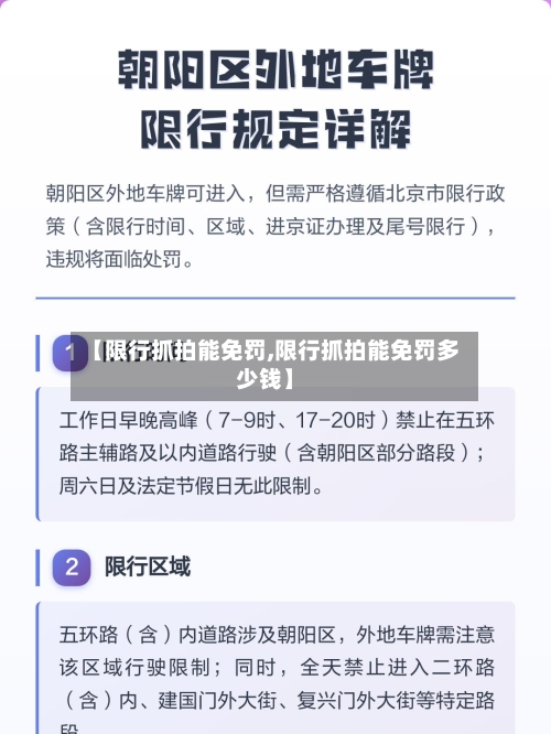 【限行抓拍能免罚,限行抓拍能免罚多少钱】-第2张图片