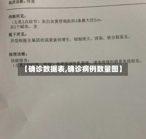 【确诊数据表,确诊病例数量图】