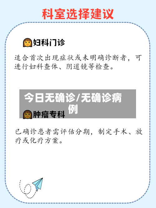 今日无确诊/无确诊病例