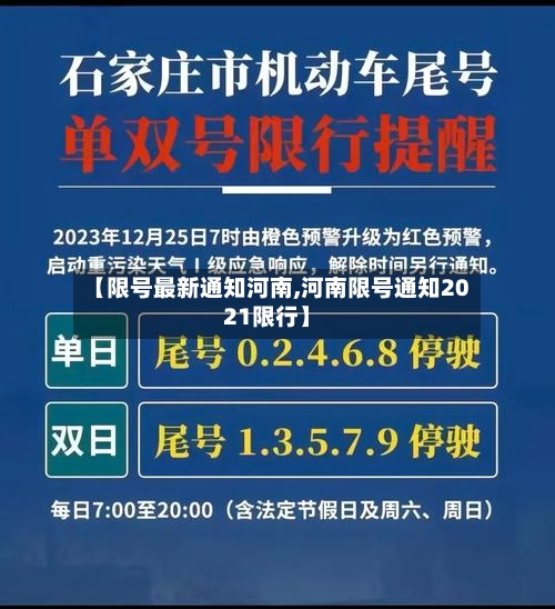 【限号最新通知河南,河南限号通知2021限行】-第2张图片