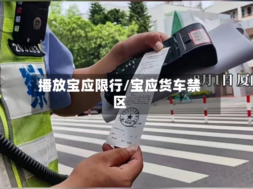 播放宝应限行/宝应货车禁区-第3张图片