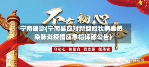 宁南确诊(宁南县应对新型冠状病毒感染肺炎疫情应急指挥部公告)-第2张图片
