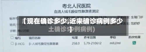 【现在确诊多少,近来确诊病例多少】-第3张图片