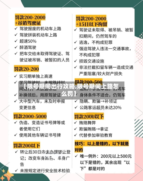 【限号期间出行攻略,限号期间上路怎么罚】-第2张图片