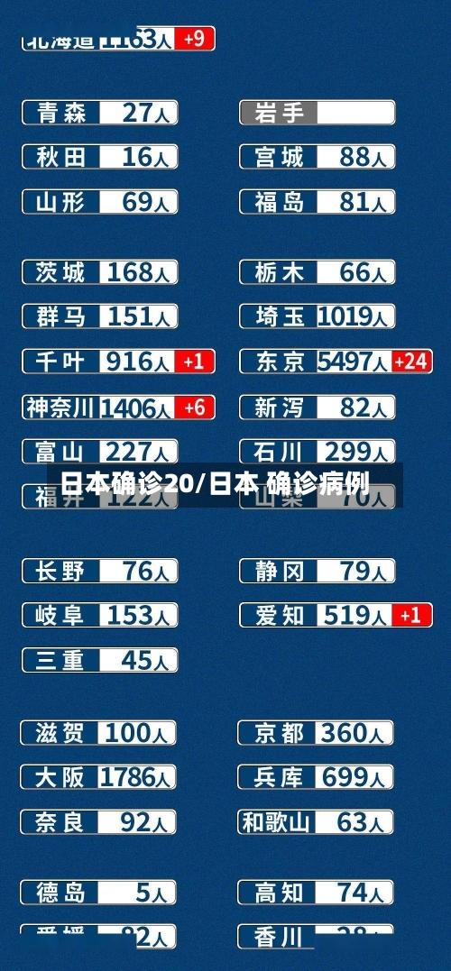 日本确诊20/日本 确诊病例