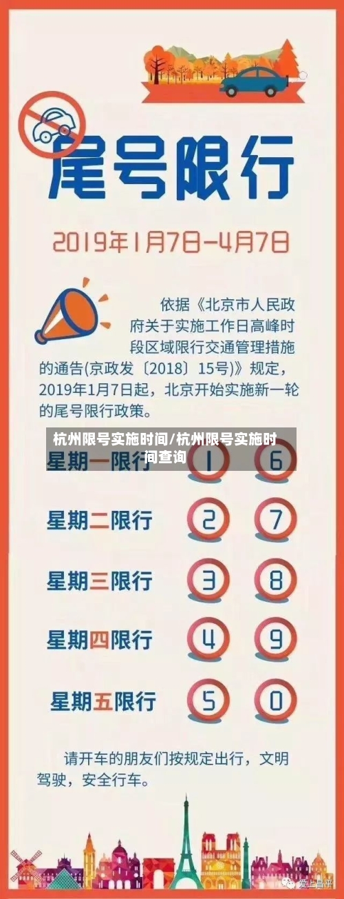 杭州限号实施时间/杭州限号实施时间查询