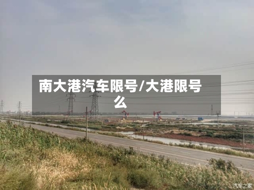 南大港汽车限号/大港限号么-第2张图片