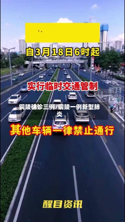铜陵确诊三例/铜陵一例新型肺炎