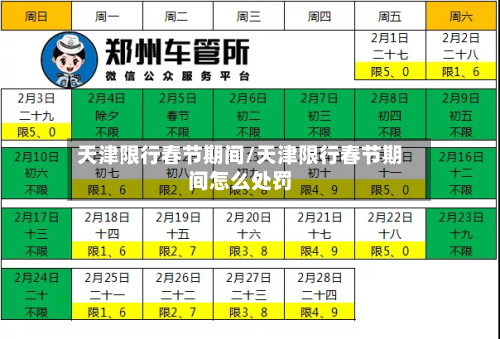 天津限行春节期间/天津限行春节期间怎么处罚
