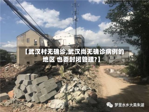 【武汉村无确诊,武汉尚无确诊病例的地区 也要封闭管理?】