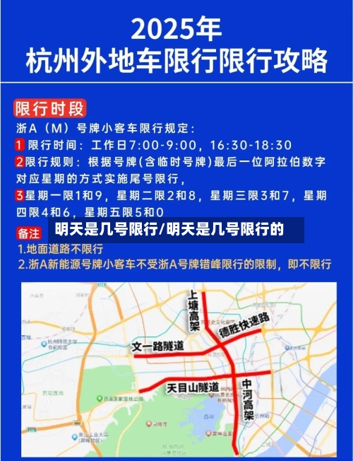 明天是几号限行/明天是几号限行的