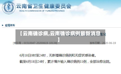 【云南确诊病,云南确诊病例最新消息】
