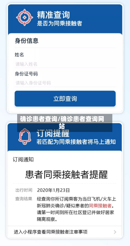 确诊患者查询/确诊患者查询网站