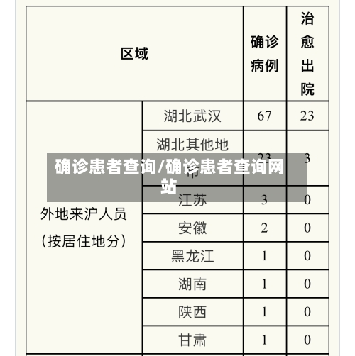 确诊患者查询/确诊患者查询网站-第2张图片