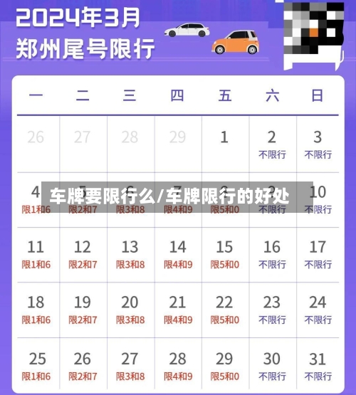 车牌要限行么/车牌限行的好处