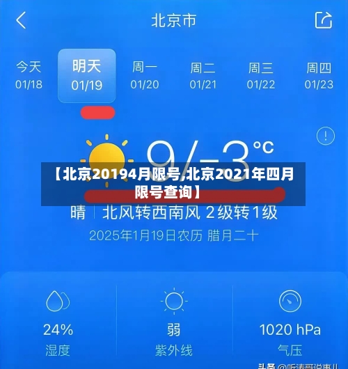 【北京20194月限号,北京2021年四月限号查询】-第2张图片