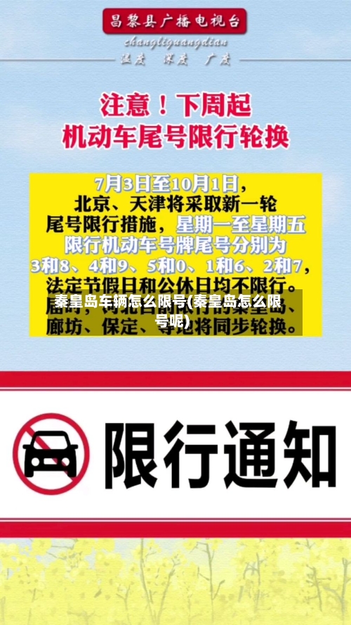 秦皇岛车辆怎么限号(秦皇岛怎么限号呢)-第2张图片