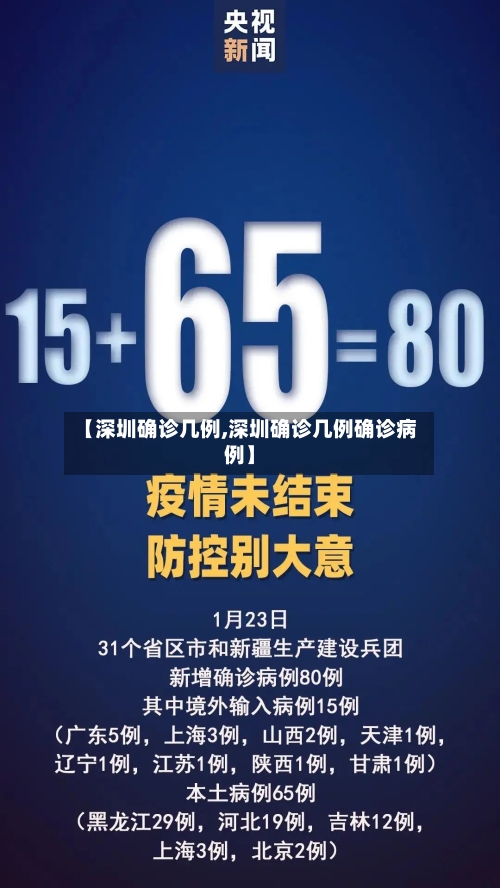 【深圳确诊几例,深圳确诊几例确诊病例】