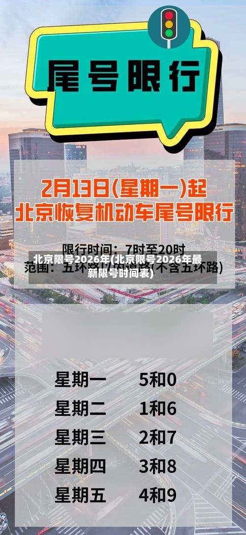 北京限号2026年(北京限号2026年最新限号时间表)