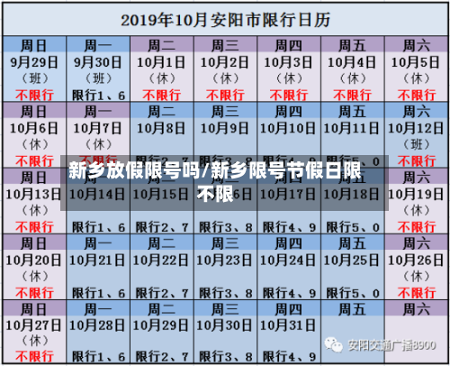 新乡放假限号吗/新乡限号节假日限不限-第3张图片