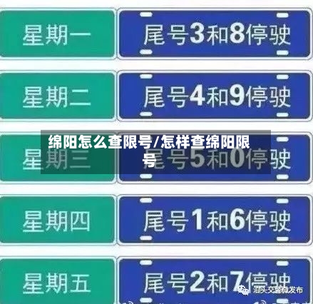 绵阳怎么查限号/怎样查绵阳限号-第2张图片