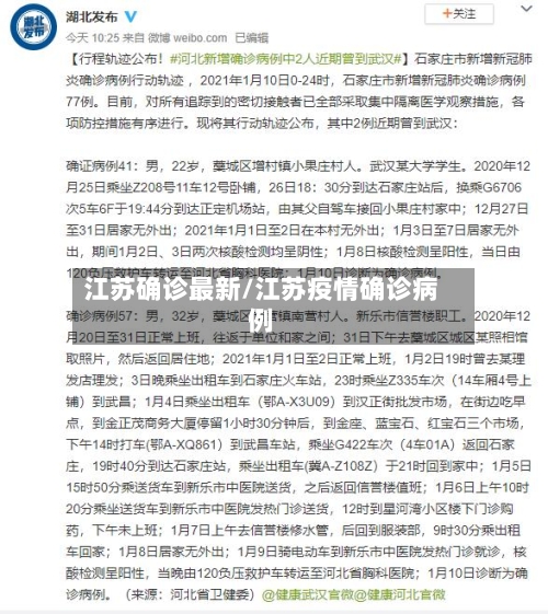 江苏确诊最新/江苏疫情确诊病例-第2张图片