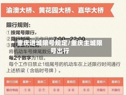 重庆进城限号规定/重庆主城限号出行