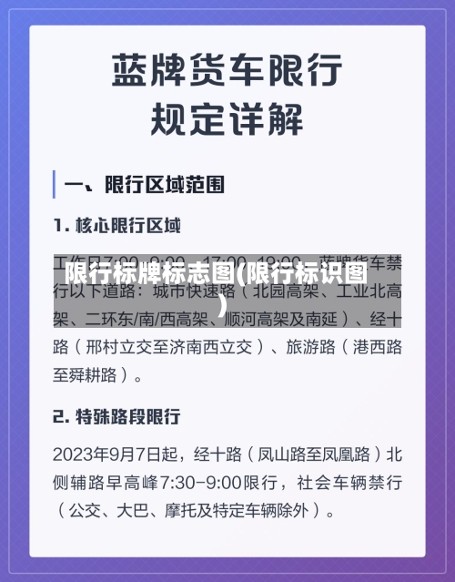 限行标牌标志图(限行标识图)-第2张图片