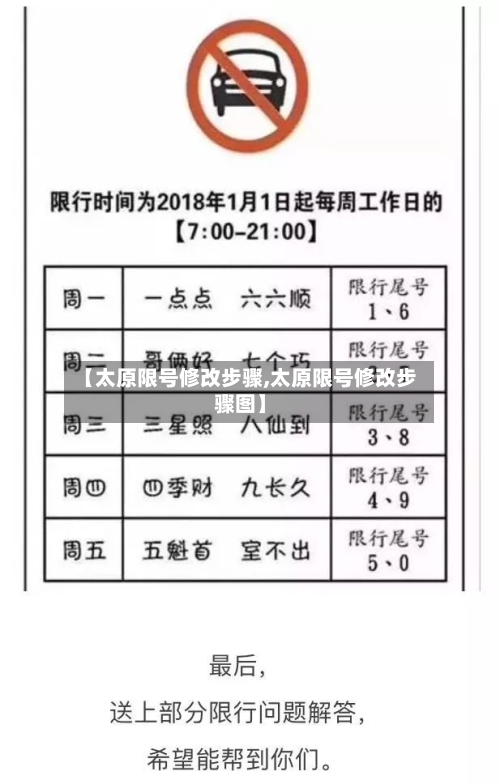 【太原限号修改步骤,太原限号修改步骤图】-第3张图片