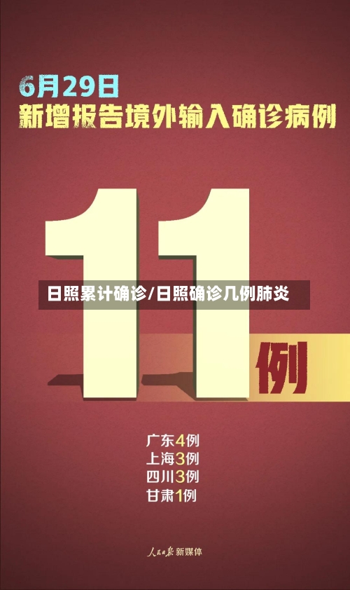日照累计确诊/日照确诊几例肺炎