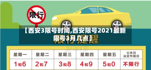 【西安3限号时间,西安限号2021最新限号3月几点】