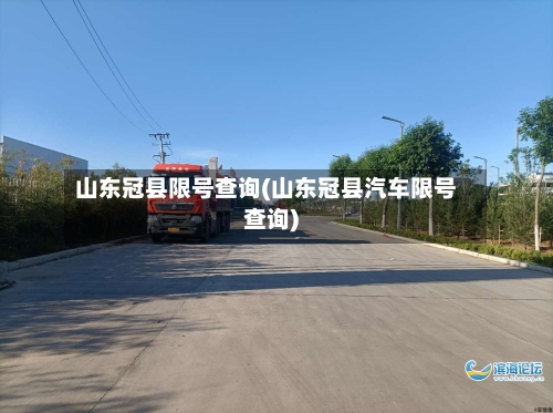 山东冠县限号查询(山东冠县汽车限号查询)-第2张图片
