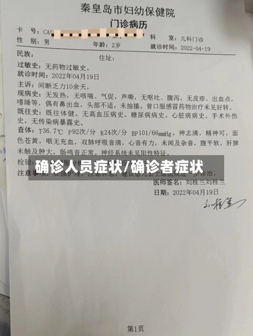 确诊人员症状/确诊者症状-第3张图片