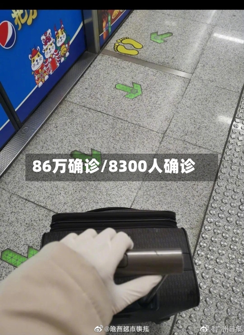 86万确诊/8300人确诊
