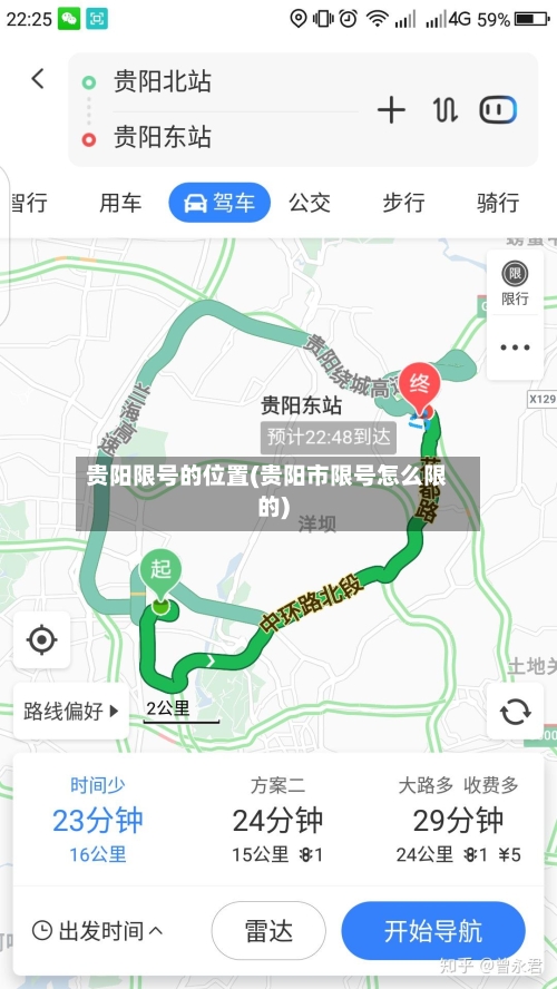 贵阳限号的位置(贵阳市限号怎么限的)