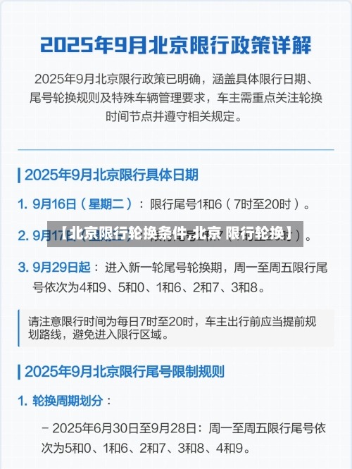 【北京限行轮换条件,北京 限行轮换】-第2张图片
