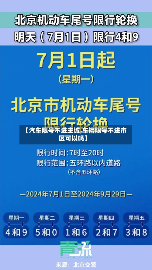 【汽车限号不进主城,车辆限号不进市区可以吗】-第2张图片