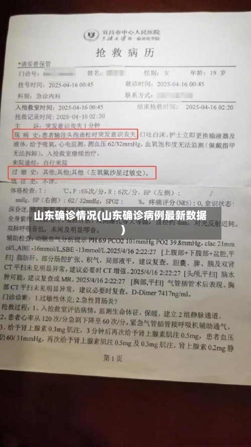 山东确诊情况(山东确诊病例最新数据)